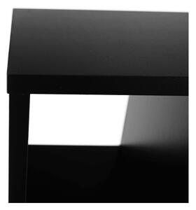 Príručný stolík, čierna, ABBAS NEW