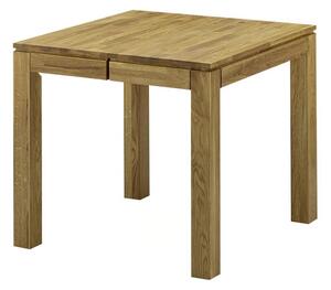 COAST Jedálenský stôl 80-130x80 cm, dub