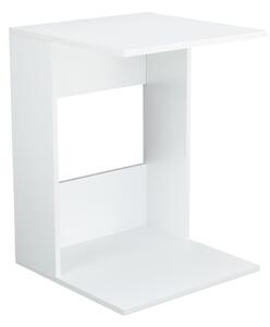 Príručný stolík, biele prevedenie, ZENOR