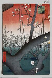 Plagát, Obraz - Hiroshige - Plum Orchard near Kameido Shrine, (61 x 91.5 cm)