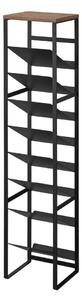 Čierny kovový regál na víno počet fliaš 16 20x88,5x19 cm Tower – YAMAZAKI