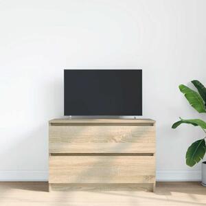 TV skrinka dub sonoma 80x35x54 cm spracované drevo