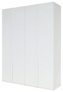 Šatníková skriňa GENUA biela, šírka 180 cm