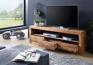 VEVEY TV stolík 165x55 cm, prírodná, dub