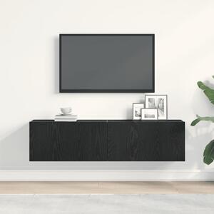 TV skrinka čierny dub 120x30x30,5 cm kompozitné drevo