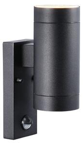 Nordlux Tin Maxi Sensor (čierna) Venkovní nástěnná světla s čidlem kov, sklo IP54 21519103