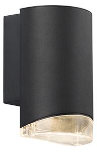Nordlux Arn (čierna) Venkovní nástěnná svítidla hliník, plast IP44 45471003