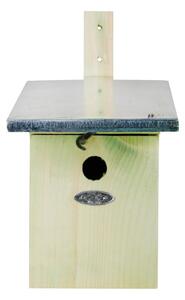 Búdka pre vtáčiky z borovicového dreva Esschert Design, 21,5 × 33,3 cm
