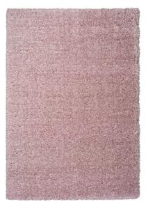 Ružový koberec Universal Floki Liso, 60 × 120 cm