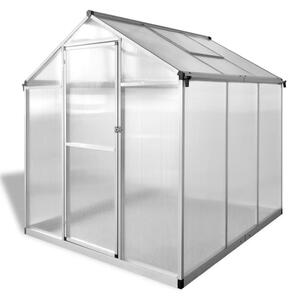 Skleník, spevnený hliník 3,46 m²