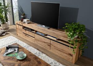 VEVEY TV stolík 260x60 cm, prírodná, dub