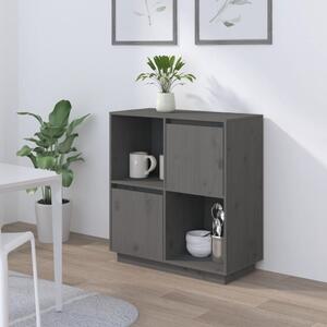 Komoda sivá 74x35x80 cm borovicový masív