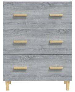 Komoda sivý dub sonoma 70x34x90 cm spracované drevo