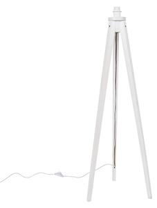 Rustikálna stojaca lampa trojnožka biela - Tripod Classic
