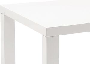 Jedálenský stôl Leo, 140x80 cm, biely lesk