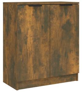 Komody 2 ks dymový dub 60x30x70 cm spracované drevo