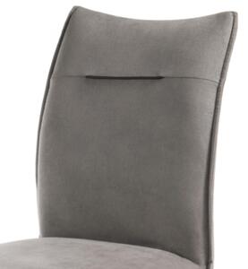 Jedálenská stolička BETTY sivá/čierna