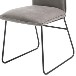 Jedálenská stolička BETTY sivá/čierna
