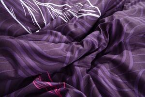 Bavlnené obliečky BASIC predľžené IRISTA lila