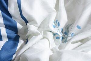 Bavlnené obliečky BASIC predľžené LAGIRI modré