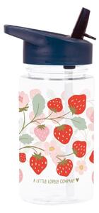 Detská fľaša so slamkou Strawberries 450 ml