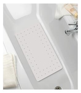 Biela protišmyková kúpeľňová podložka Wenko Mirasol, 69 × 39 cm