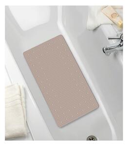 Sivobéžová protišmyková kúpeľňová podložka Wenko Mirasol, 69 × 39 cm