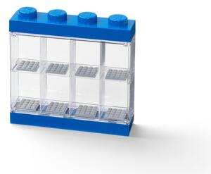 Modrá zberateľská skrinka na 8 minifigúrok LEGO®