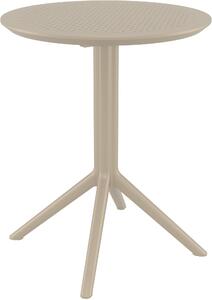 Skladací stôl Sky round - taupe
