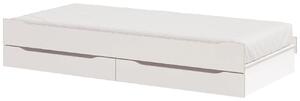 Posteľ I 90x200 s prístelkou a úložným priestorom Pure Modular - biela