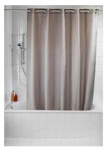 Sivobéžový sprchový záves Wenko Comfort Flex, 180 × 200 cm