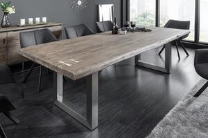 Jedálenský stôl MATUM ART 200 cm - sivá
