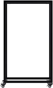 Stojan na drevo Hilta s kolieskami 25x60x100 cm - čierna