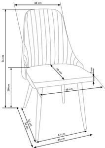 Halmar Jedálenská stolička K285 - béžová