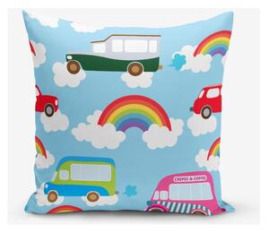 Obliečka na vankúš s prímesou bavlny Minimalist Cushion Covers Rainbow, 45 × 45 cm