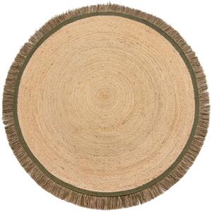 Flair Rugs Kusový koberec Kahana Green kruh - 180x180 (priemer) kruh cm