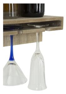 Nástenný držiak na fľašky a poháre Mauro Ferretti Bar, 76 × 34 cm