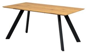 Jedálenský stôl ARON divoký dub/čierna