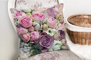 Obliečky na vankúš s prímesou bavlny Minimalist Cushion Covers Roses, 45 × 45 cm