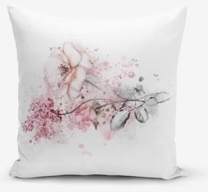 Obliečka na vankúš s prímesou bavlny Minimalist Cushion Covers Ogea Flower Leaf, 45 × 45 cm