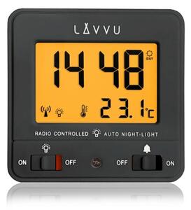 LAVVU Digitálny budík riadený rádiovým signálom