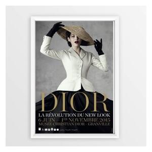 Nástenný obraz v ráme Piacenza Art Dior With Hat, 23 x 33 cm