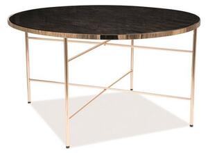 Konferenčný stolík Ibiza, priemer 80 cm zlatá