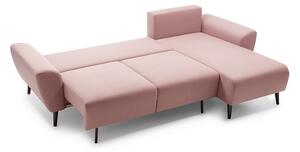 Luxusná rohová sedačka Brato, ružová Soroz Roh: Orientace rohu Levý roh