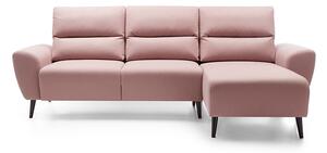 Luxusná rohová sedačka Brato, ružová Soroz Roh: Orientace rohu Levý roh