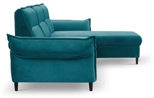 Luxusná rohová sedačka Modino, zelená Element Roh: Orientace rohu Levý roh