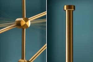 Dizajnová stojanová lampa Walter zlatá
