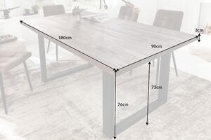 Dizajnový jedálenský stôl Saxon II 180 cm akácia