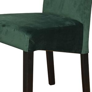 Jedálenská stolička FUCHSIA zelená/čierna