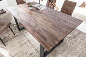Jedálenský stôl WOTANA 180 cm - teak-hnedá
